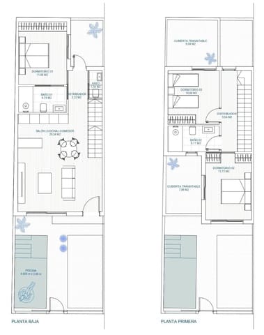 3 slaapkamer Huis te koop in Torre-Pacheco met zwembad garage - € 295.900 (Ref: 10171169)