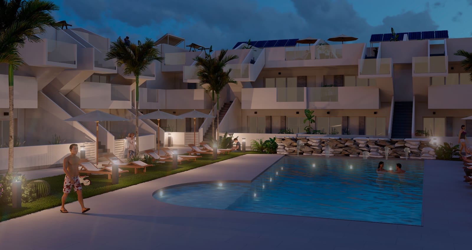 3 soveværelse Lejlighed til salg i Roldan med swimmingpool garage - € 199.000 (Ref: 8828877)