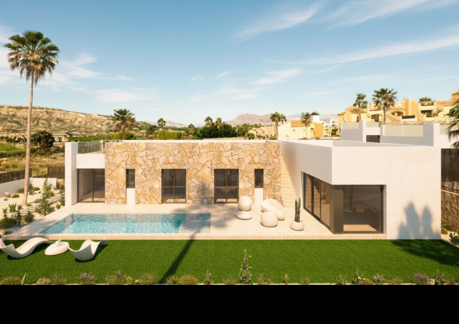 3 soveværelse Villa til salg i Algorfa med swimmingpool - € 579.000 (Ref: 9537066)