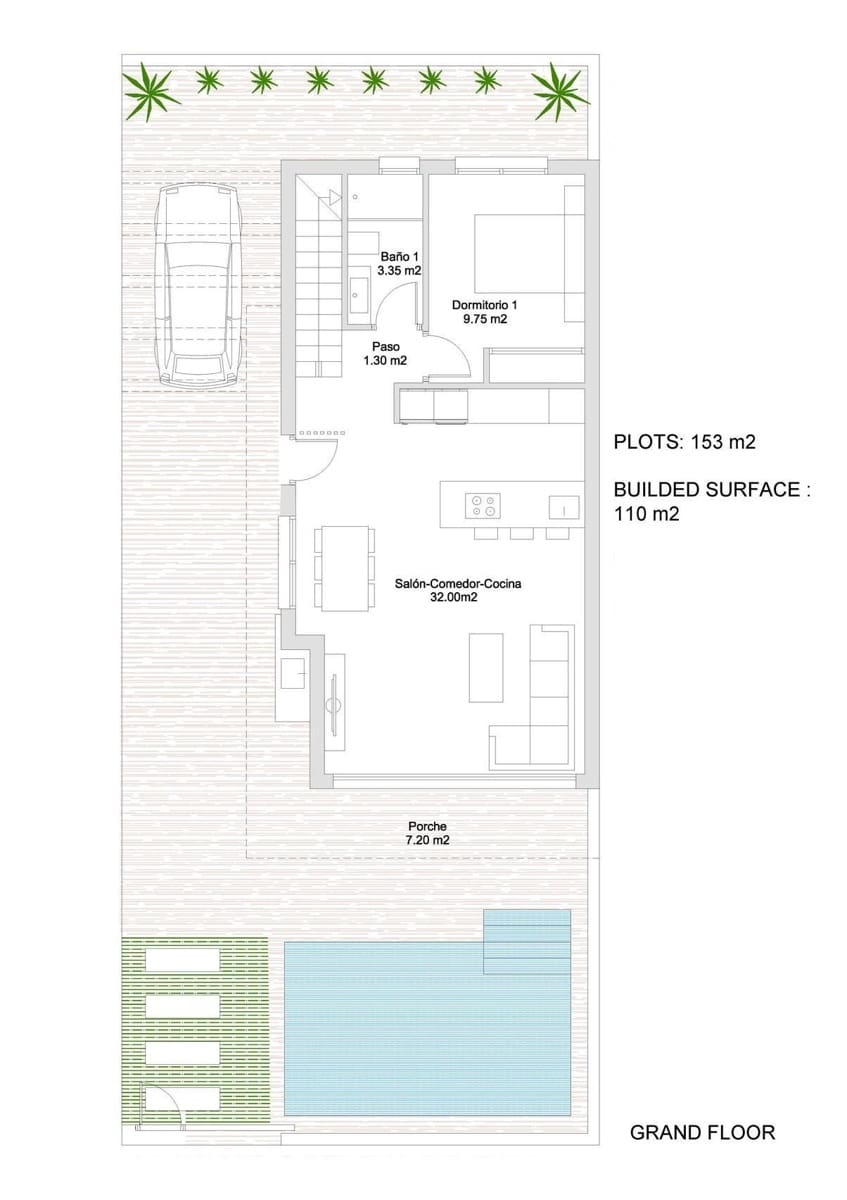3 soveværelse Villa til salg i San Javier med swimmingpool garage - € 385.000 (Ref: 9723948)