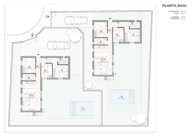 3 soveværelse Villa til salg i Mazarrón ciudad, Mazarrón med swimmingpool garage - € 289.900 (Ref: 9871653)