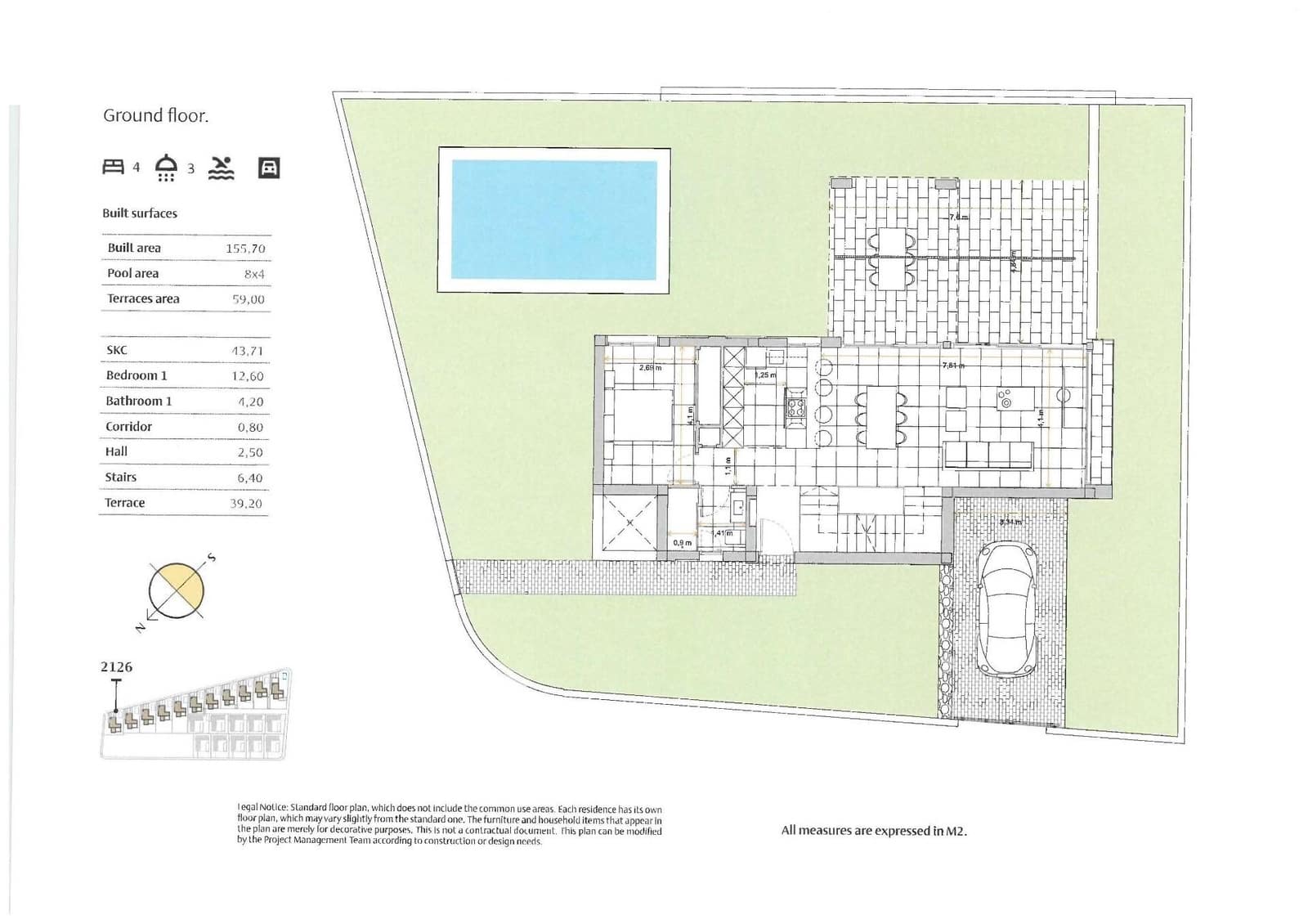4 sovrum Villa till salu i Algorfa med pool - 669 000 € (Ref: 9945345)