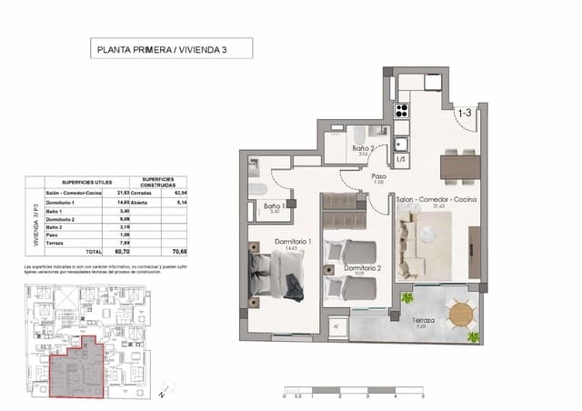 2 soveværelse Lejlighed til salg i Centro, Santa Pola med swimmingpool garage - € 248.000 (Ref: 9959366)