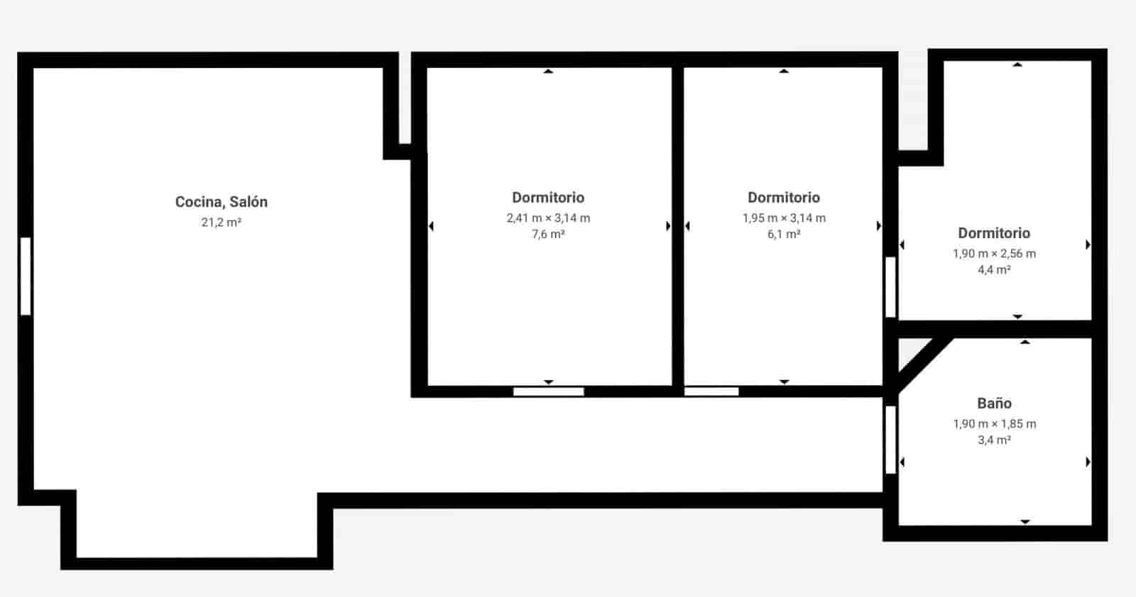 2 soveværelse Finca/Landehus til salg i Coin med swimmingpool - € 349.000 (Ref: 9258173)
