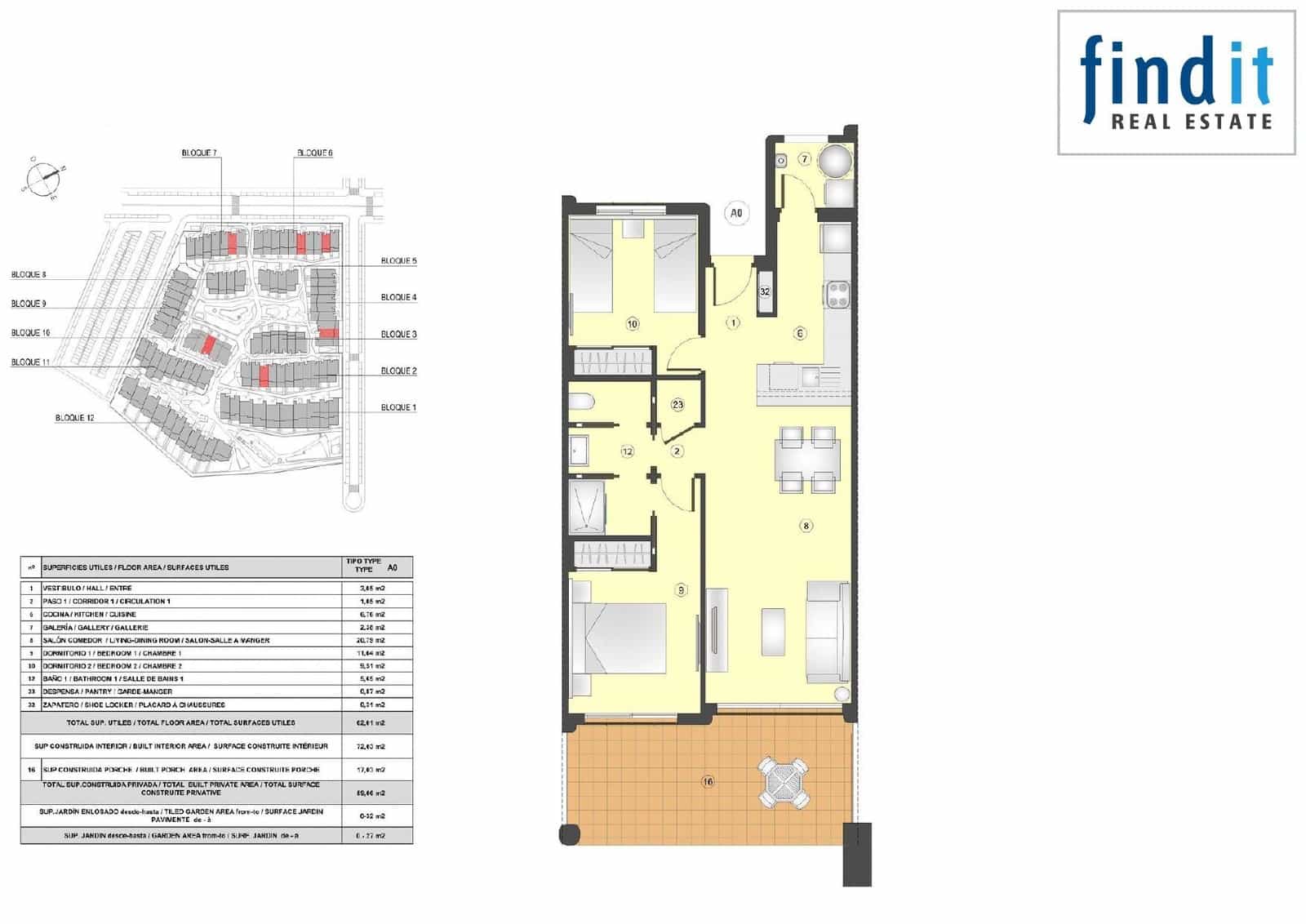 2 soverom Leilighet til salgs i Pulpi med svømmebasseng garasje - € 198 000 (Ref: 8060675)