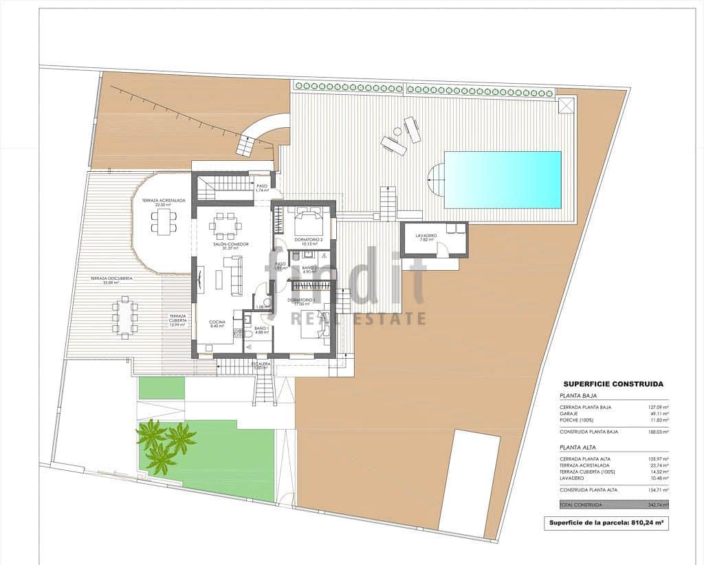 Chalet de 5 habitaciones en Albir en venta con piscina garaje - 795.000 € (Ref: 8305107)