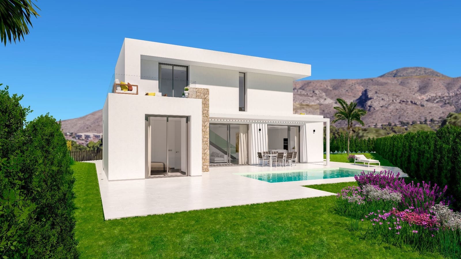 3 bedroom Villa for sale in Finestrat with pool garage - € 695,000 (Ref: 9366981)