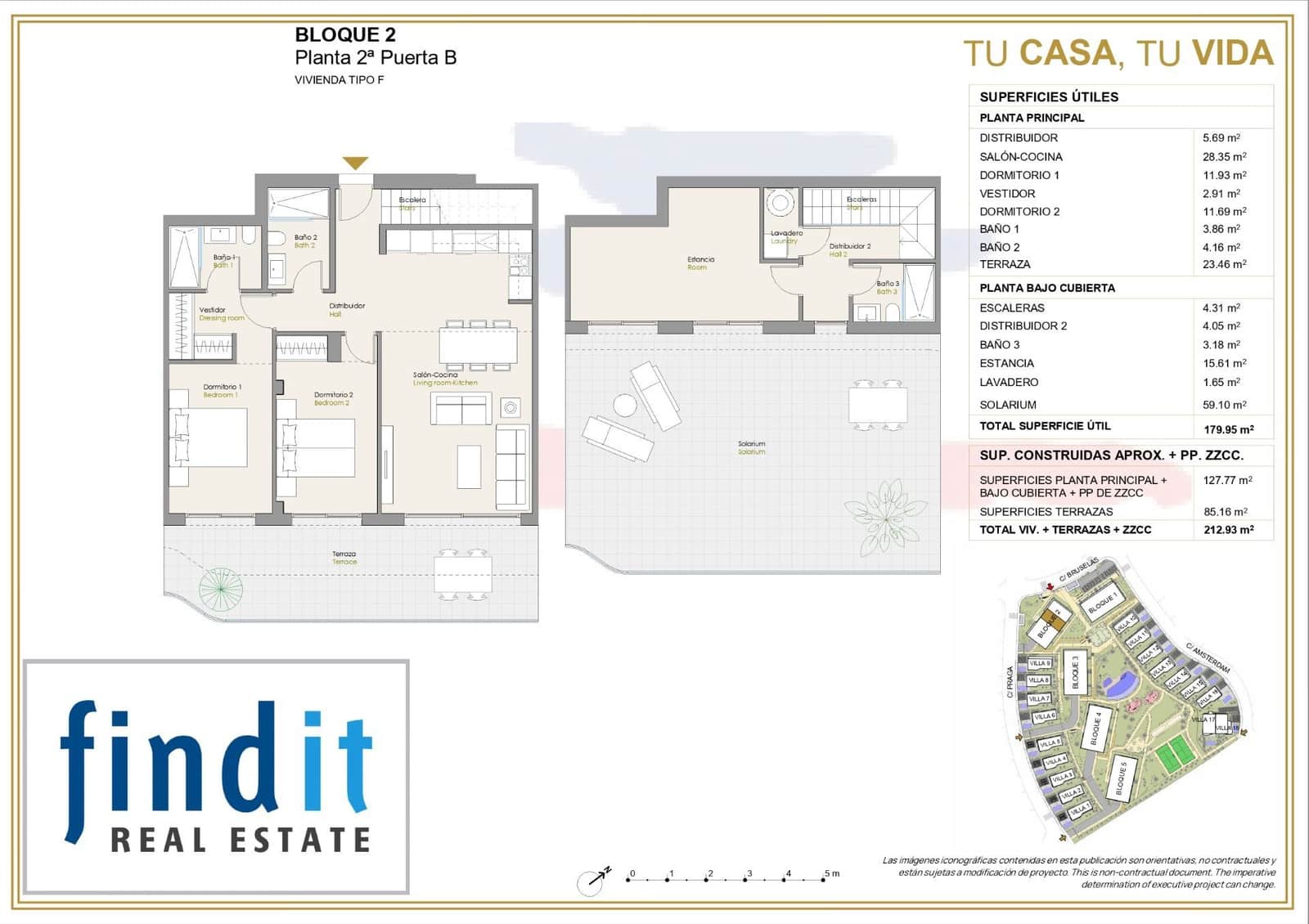 Apartamento de 2 habitaciones en Finestrat en venta con piscina garaje - 440.000 € (Ref: 9366983)