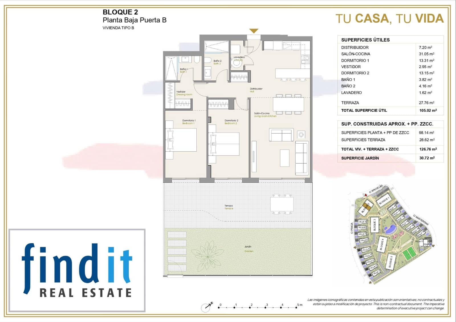 Apartamento de 2 habitaciones en Finestrat en venta con piscina garaje - 440.000 € (Ref: 9366983)