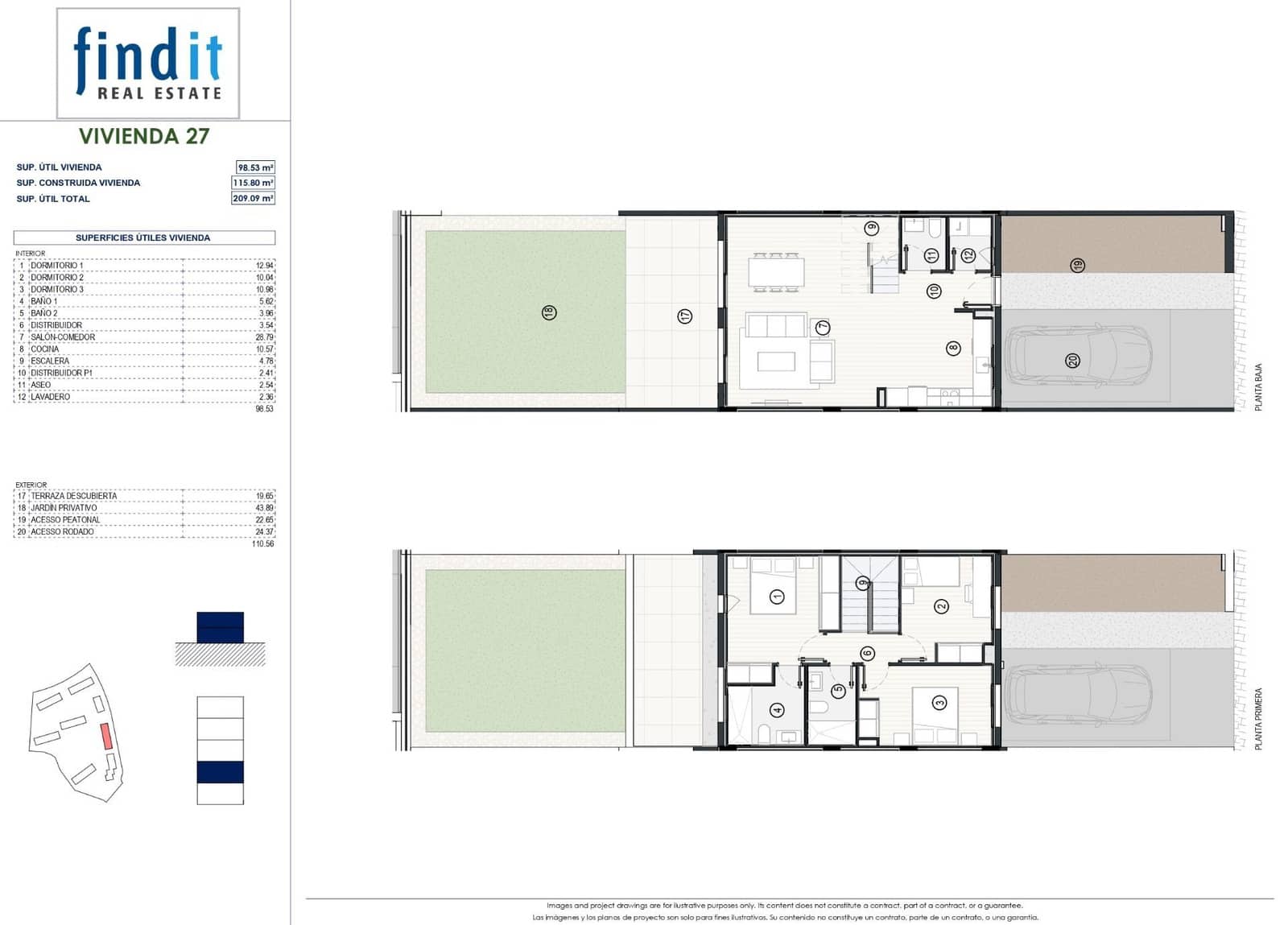 3 sovrum Villa till salu i Finestrat med pool garage - 425 000 € (Ref: 9406268)