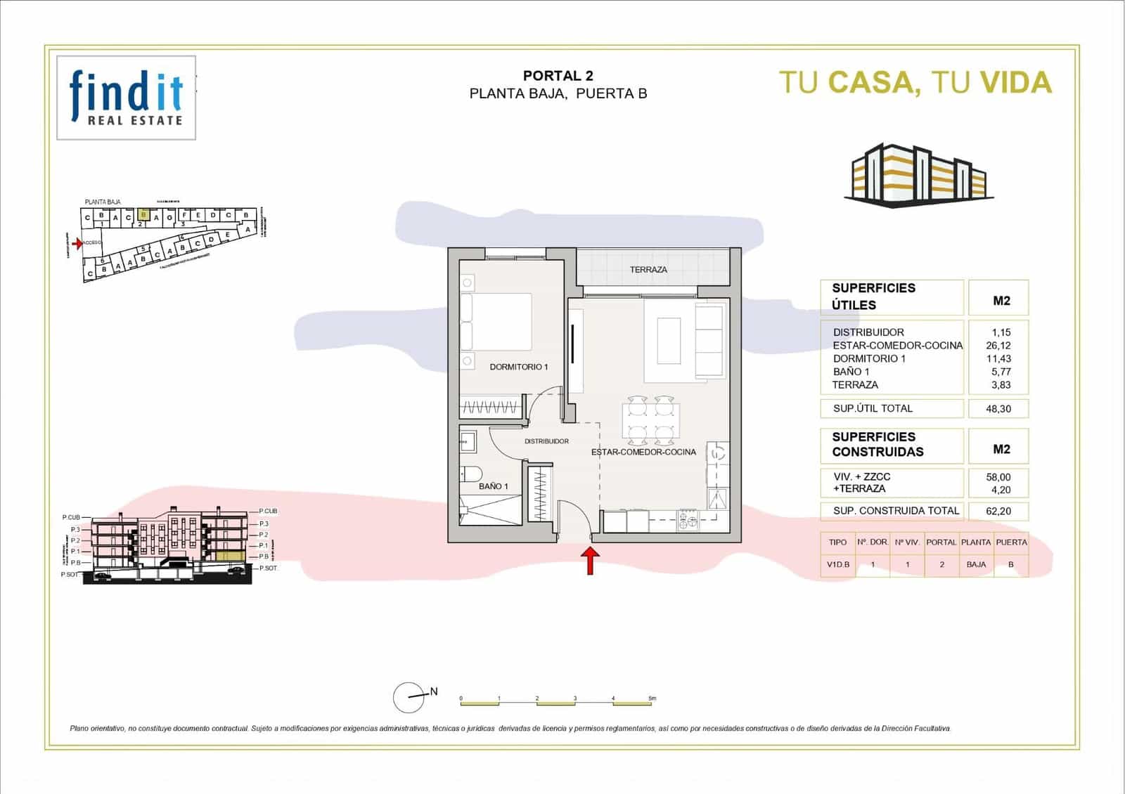 1 bedroom Apartment for sale in Alicante / Alacant city with pool - € 160,000 (Ref: 9513122)