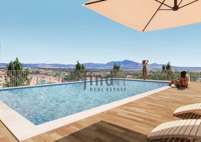 2 soverom Leilighet til salgs i Alicante by med svømmebasseng garasje - € 220 000 (Ref: 9513123)