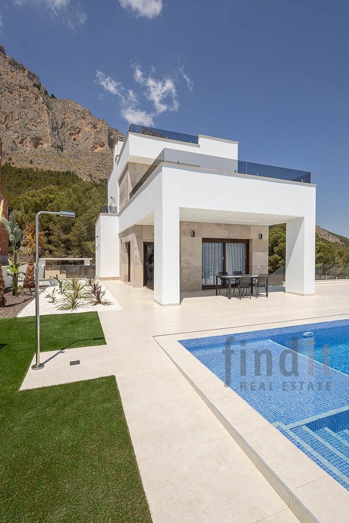 3 sypialnia Willa na sprzedaż w Polop z basenem garażem - 598 000 € (Ref: 9570699)