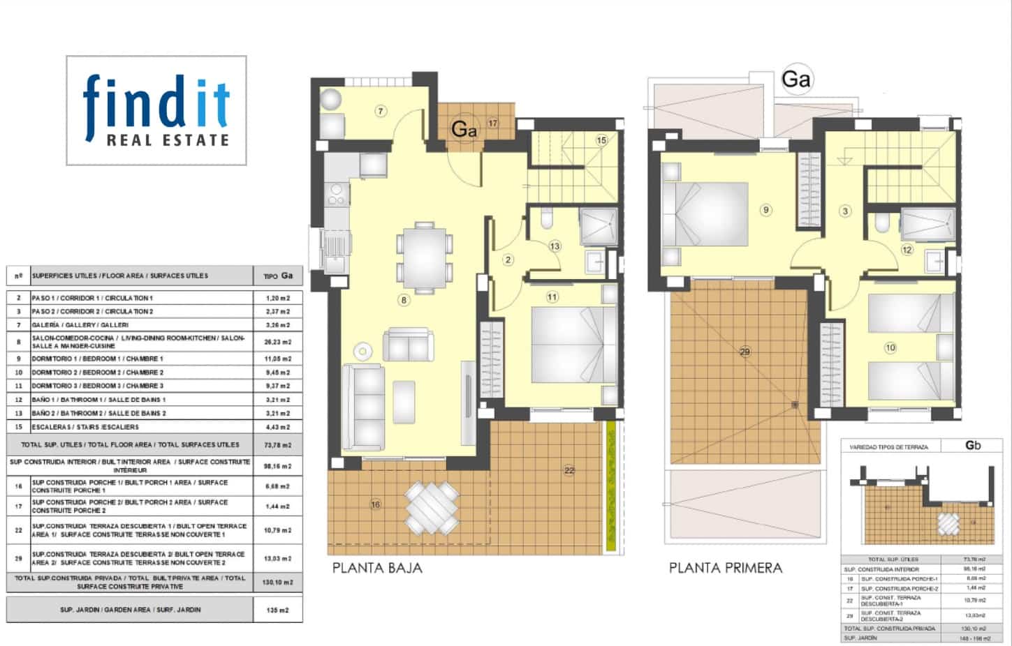 3 soveværelse Villa til salg i Busot med swimmingpool garage - € 355.000 (Ref: 9951036)