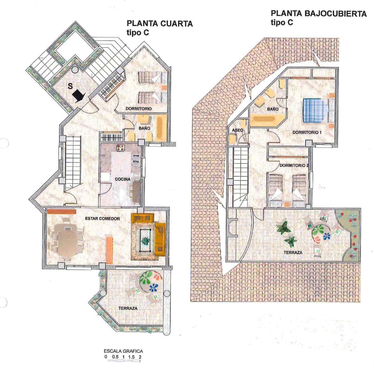 2 soverom Penthouse til salgs i Altea med svømmebasseng garasje - € 795 000 (Ref: 8948655)