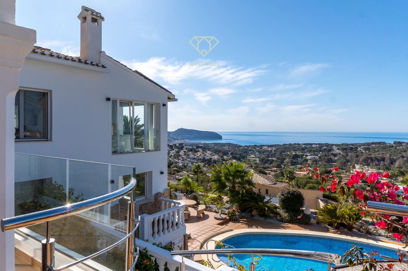 4 soveværelse Villa til salg i Moraira med swimmingpool garage - € 1.390.000 (Ref: 9003394)
