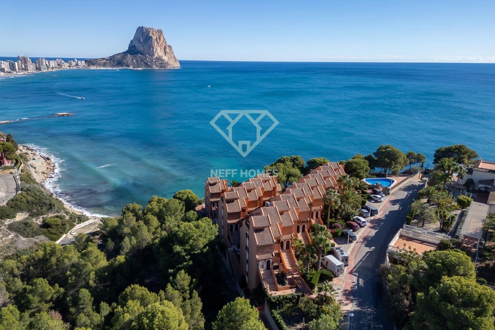 2 soverom Rekkehus til salgs i Calpe / Calp med svømmebasseng - € 305 000 (Ref: 9420013)