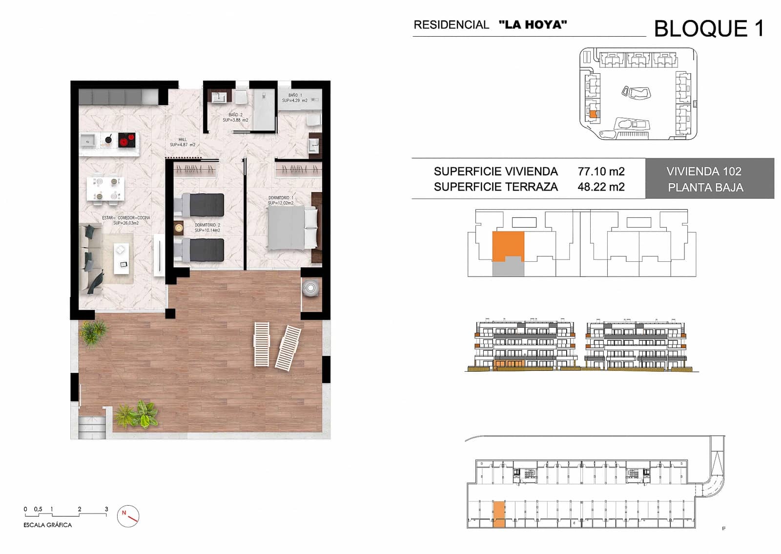 2 sovrum Lägenhet till salu i Torrevieja med pool garage - 274 000 € (Ref: 10039251)