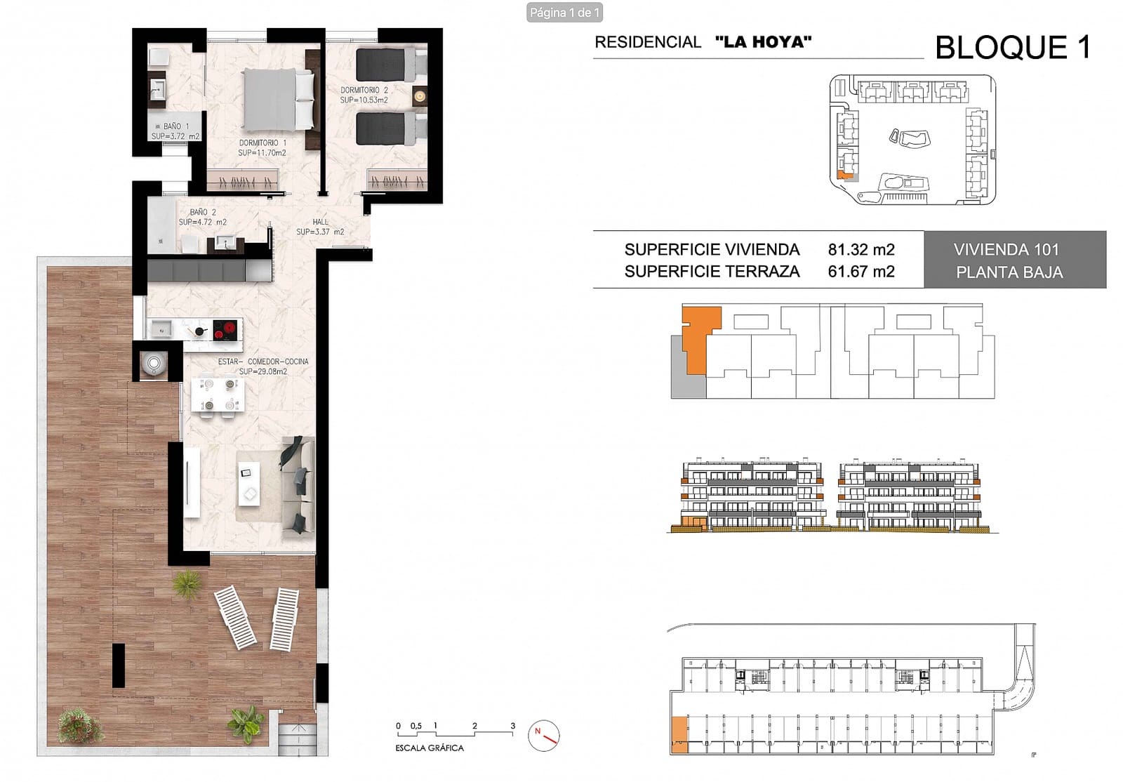 2 sovrum Lägenhet till salu i Torrevieja med pool garage - 274 000 € (Ref: 10039251)