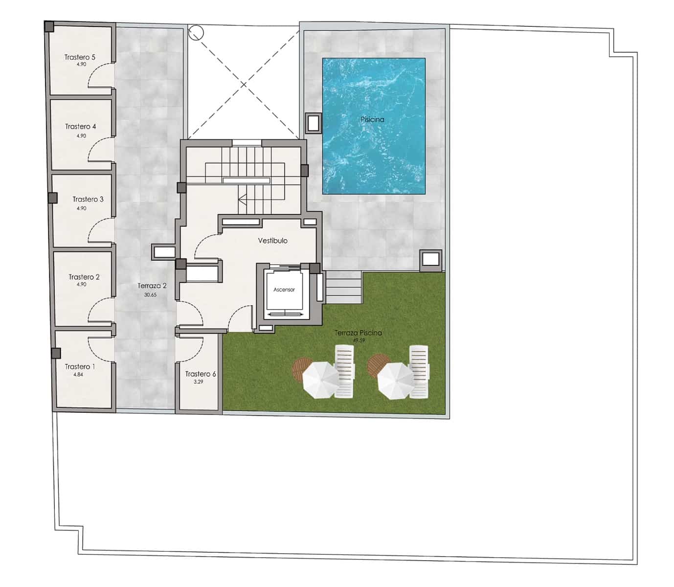 2 soverom Leilighet til salgs i Santa Pola med svømmebasseng - € 248 000 (Ref: 10145342)