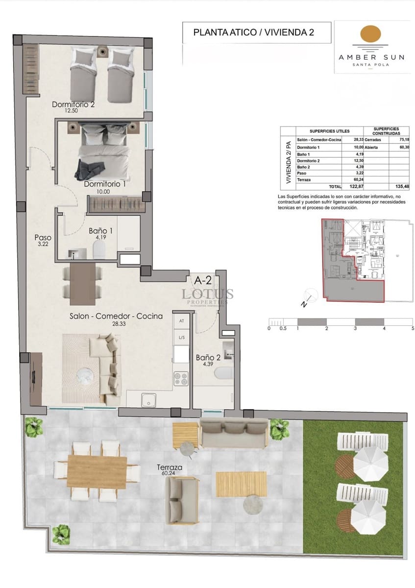 2 soverom Leilighet til salgs i Santa Pola med svømmebasseng - € 248 000 (Ref: 10145342)