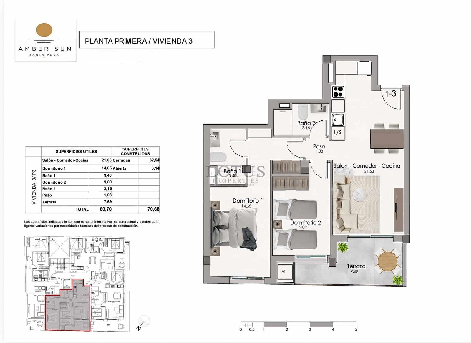 2 soverom Leilighet til salgs i Santa Pola med svømmebasseng - € 248 000 (Ref: 10145342)