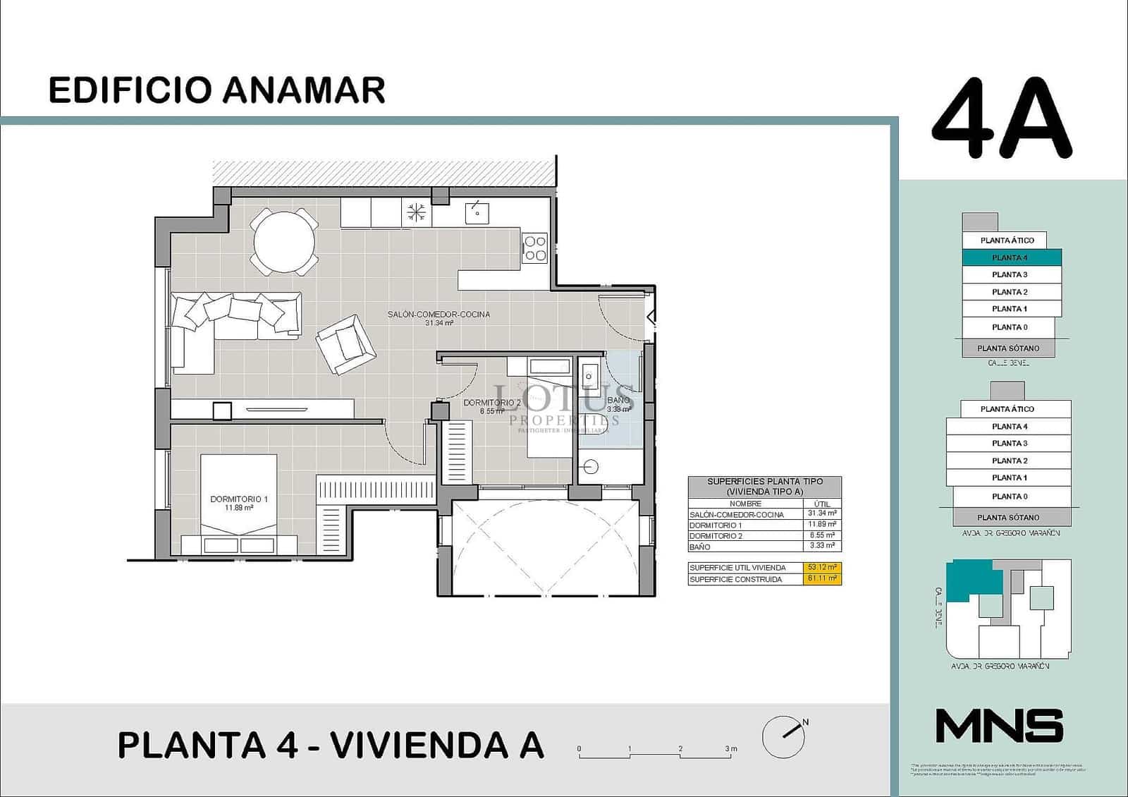 2 bedroom Apartment for sale in Torrevieja with pool garage - € 269,000 (Ref: 10154237)