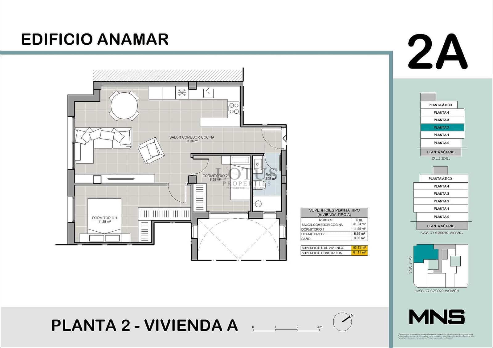 2 bedroom Apartment for sale in Torrevieja with pool garage - € 269,000 (Ref: 10154237)