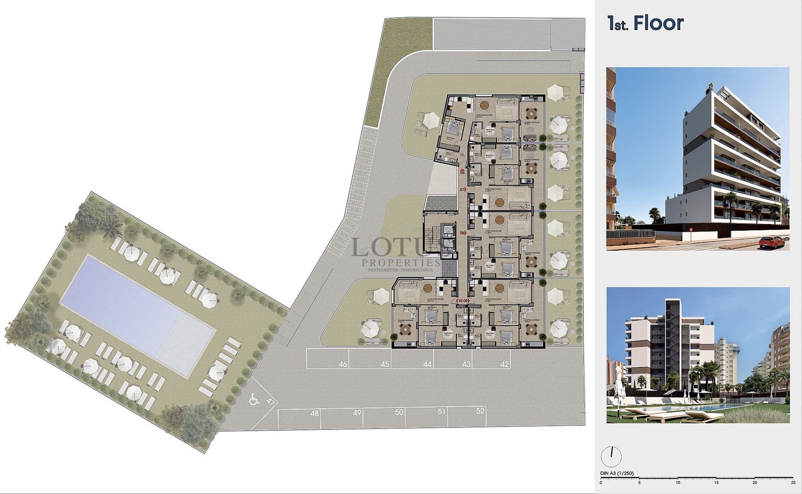 2 quarto Apartamento para venda em Guardamar del Segura com piscina garagem - 275 000 € (Ref: 10167961)