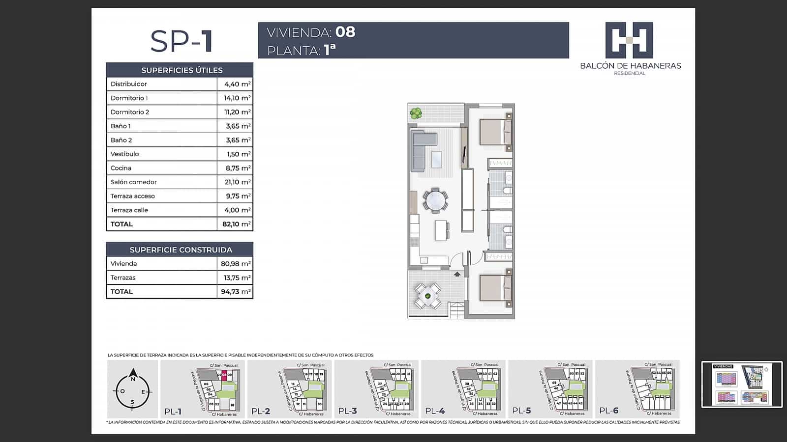 Apartamento de 2 habitaciones en Torrevieja en venta con piscina - 315.000 € (Ref: 8969078)