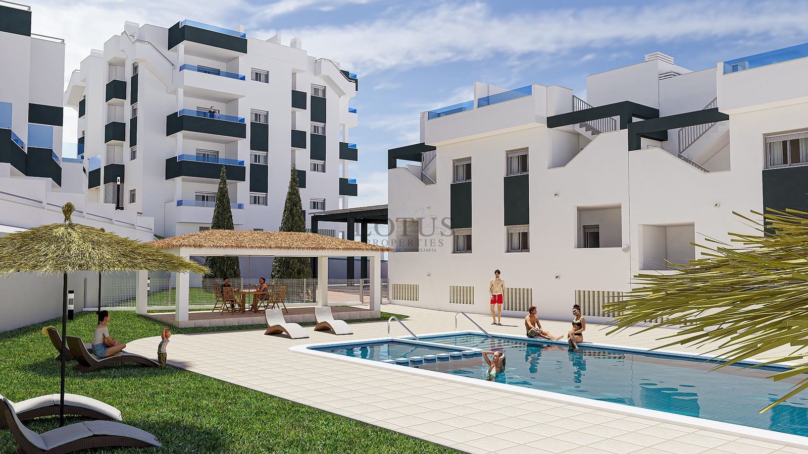 2 soveværelse Lejlighed til salg i Orihuela Costa med swimmingpool garage - € 245.000 (Ref: 9436712)