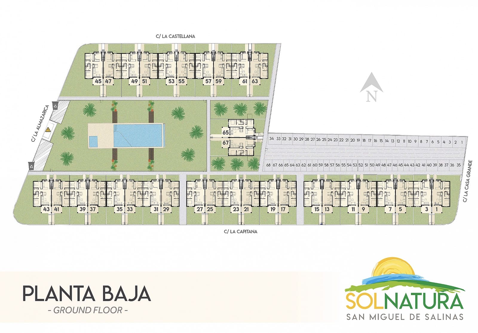 2 sypialnia Bungalow na sprzedaż w San Miguel de Salinas z basenem garażem - 243 800 € (Ref: 9563758)
