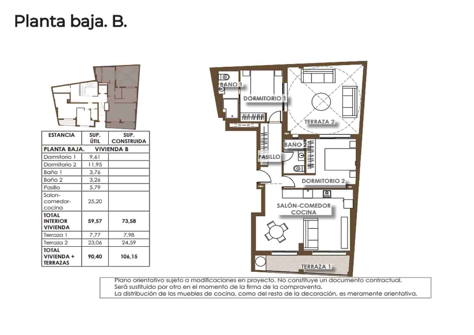 1 bedroom Apartment for sale in Torrevieja with pool - € 198,000 (Ref: 9725143)