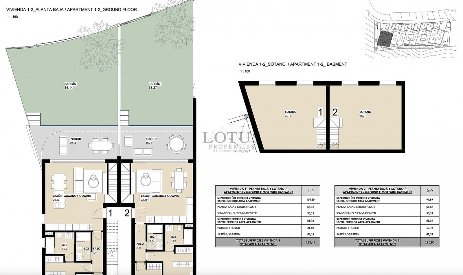2 soverom Leilighet til salgs i Torrevieja med svømmebasseng garasje - € 550 000 (Ref: 9740104)