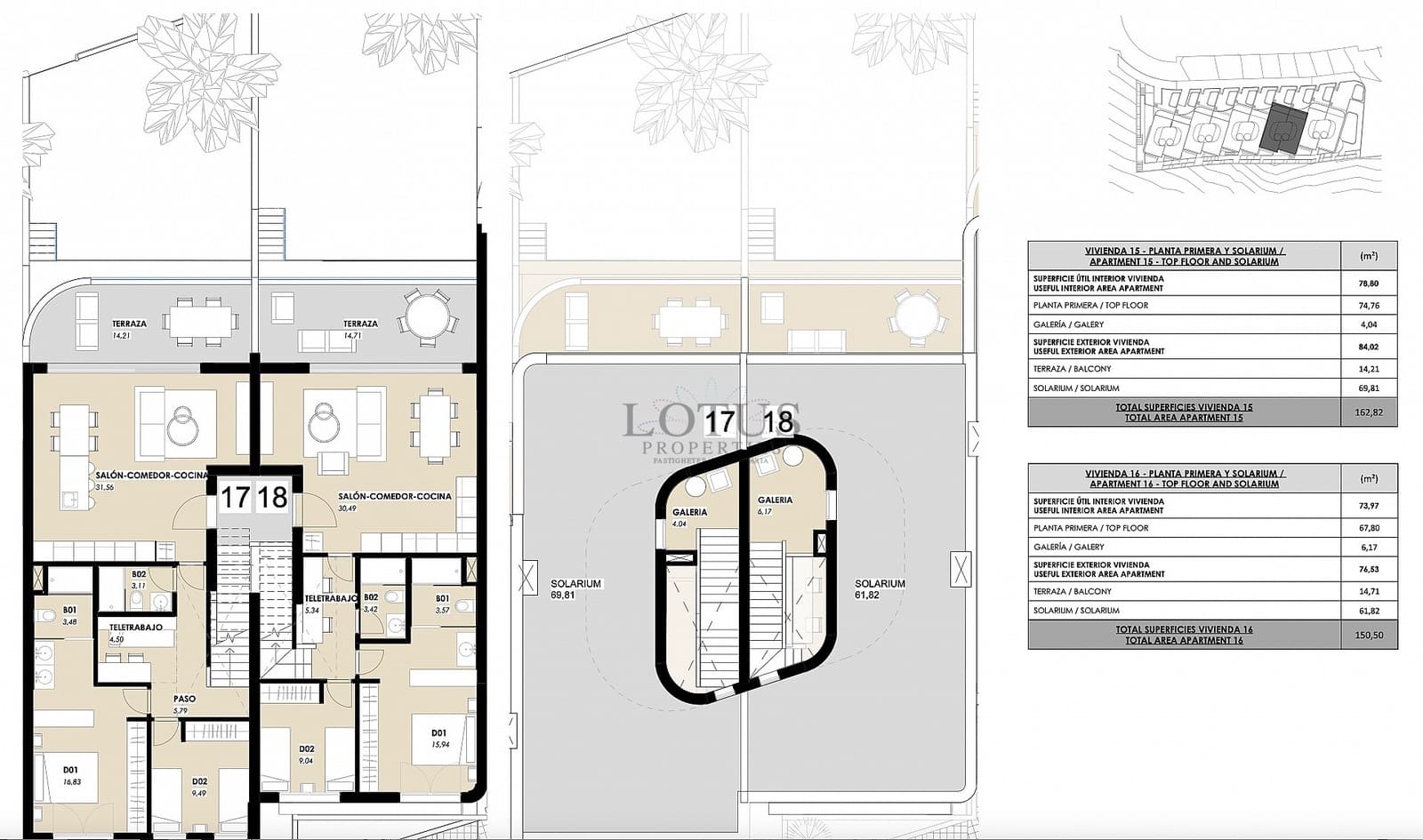 2 soverom Leilighet til salgs i Torrevieja med svømmebasseng garasje - € 550 000 (Ref: 9740104)