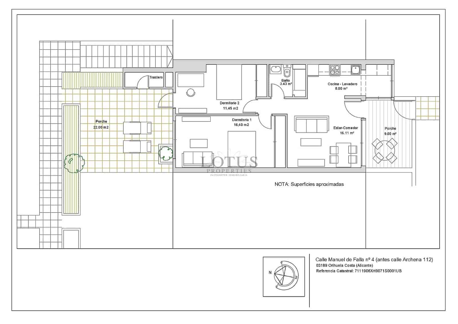 2 soveværelse Bungalow til salg i Orihuela Costa med swimmingpool - € 225.000 (Ref: 9781399)