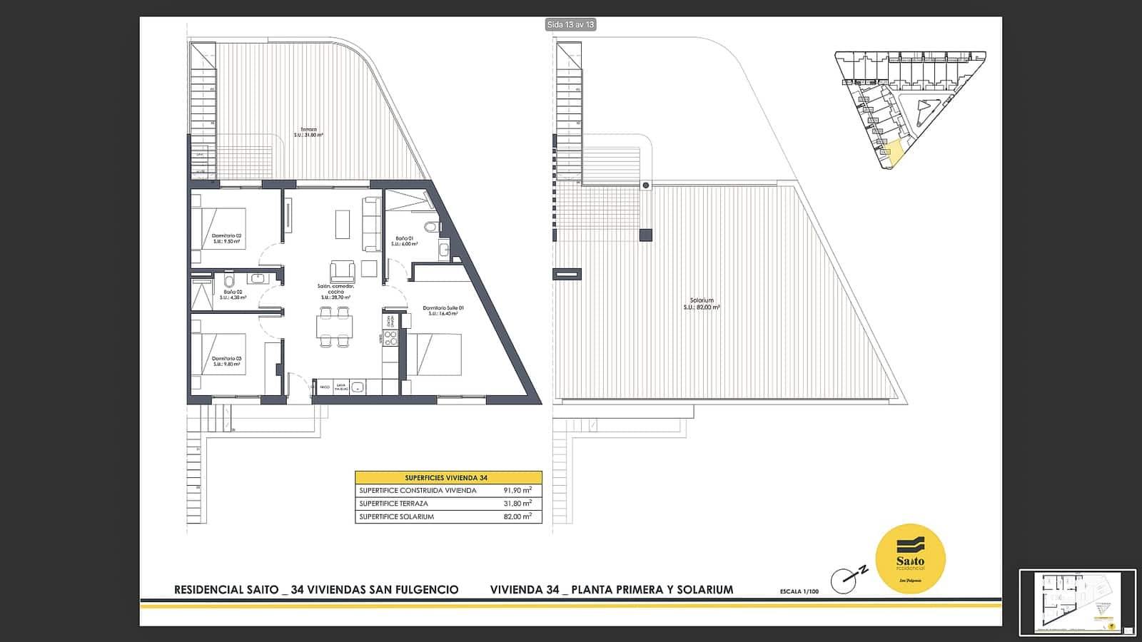 2 sovrum Bungalow till salu i San Fulgencio med pool - 233 900 € (Ref: 9782144)