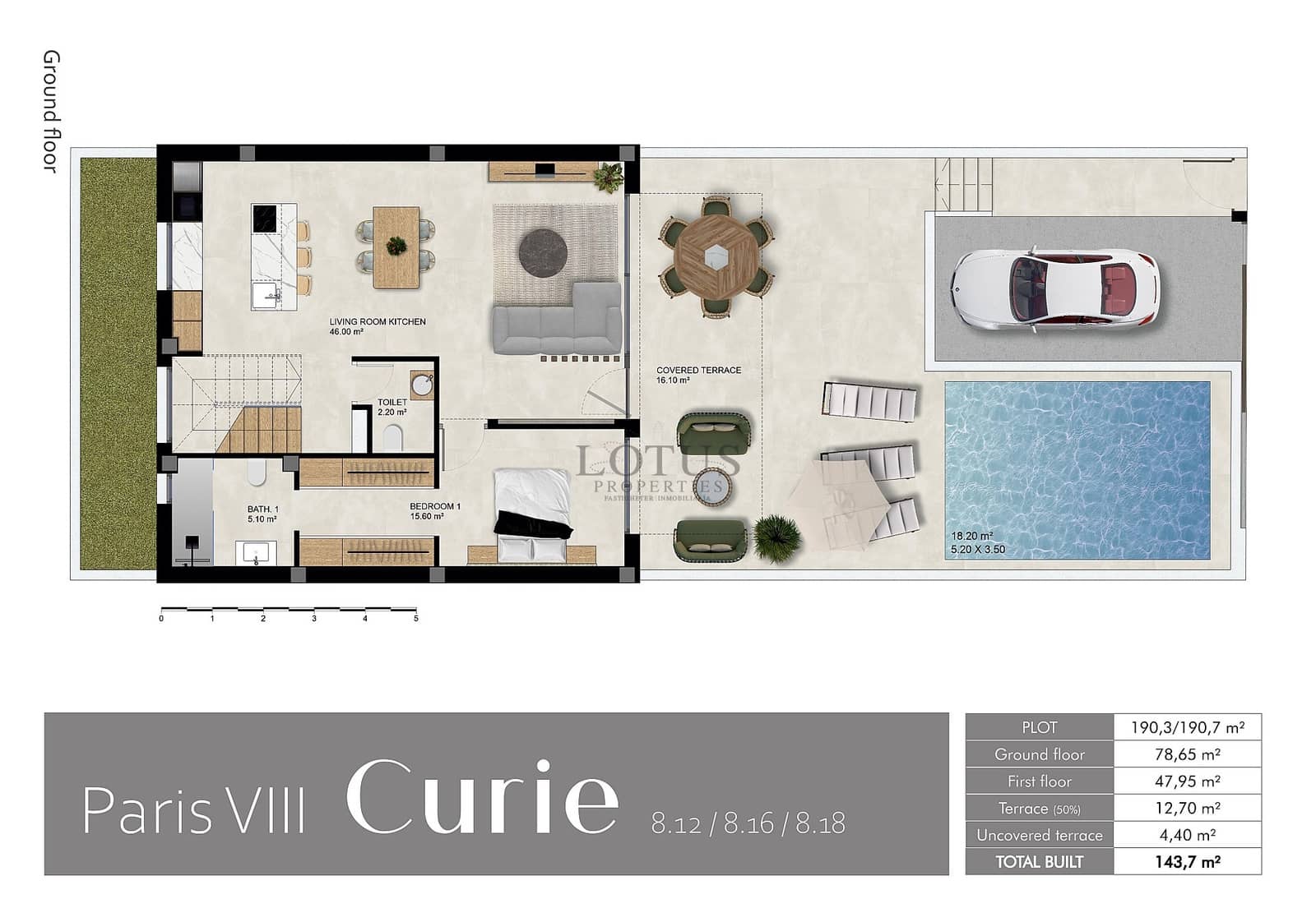 3 soveværelse Villa til salg i Dolores med swimmingpool - € 415.000 (Ref: 9814023)