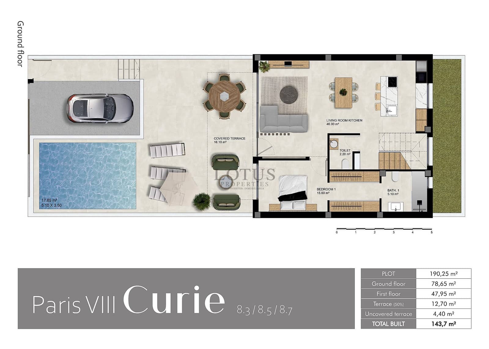 3 soveværelse Villa til salg i Dolores med swimmingpool - € 415.000 (Ref: 9814023)