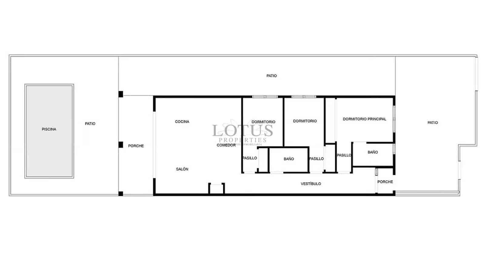 Pareado de 3 habitaciones en Torrevieja en venta con piscina - 459.000 € (Ref: 9841589)