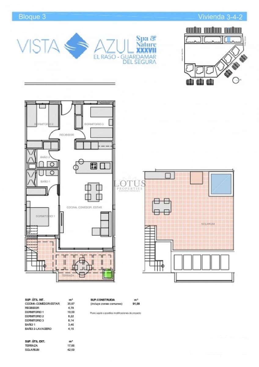3 quarto Apartamento para venda em El Raso com piscina - 344 900 € (Ref: 9877135)
