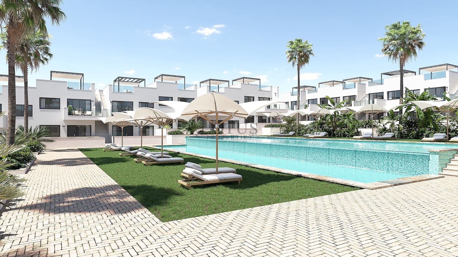 2 soveværelse Bungalow til salg i Torrevieja med swimmingpool - € 299.900 (Ref: 9893609)