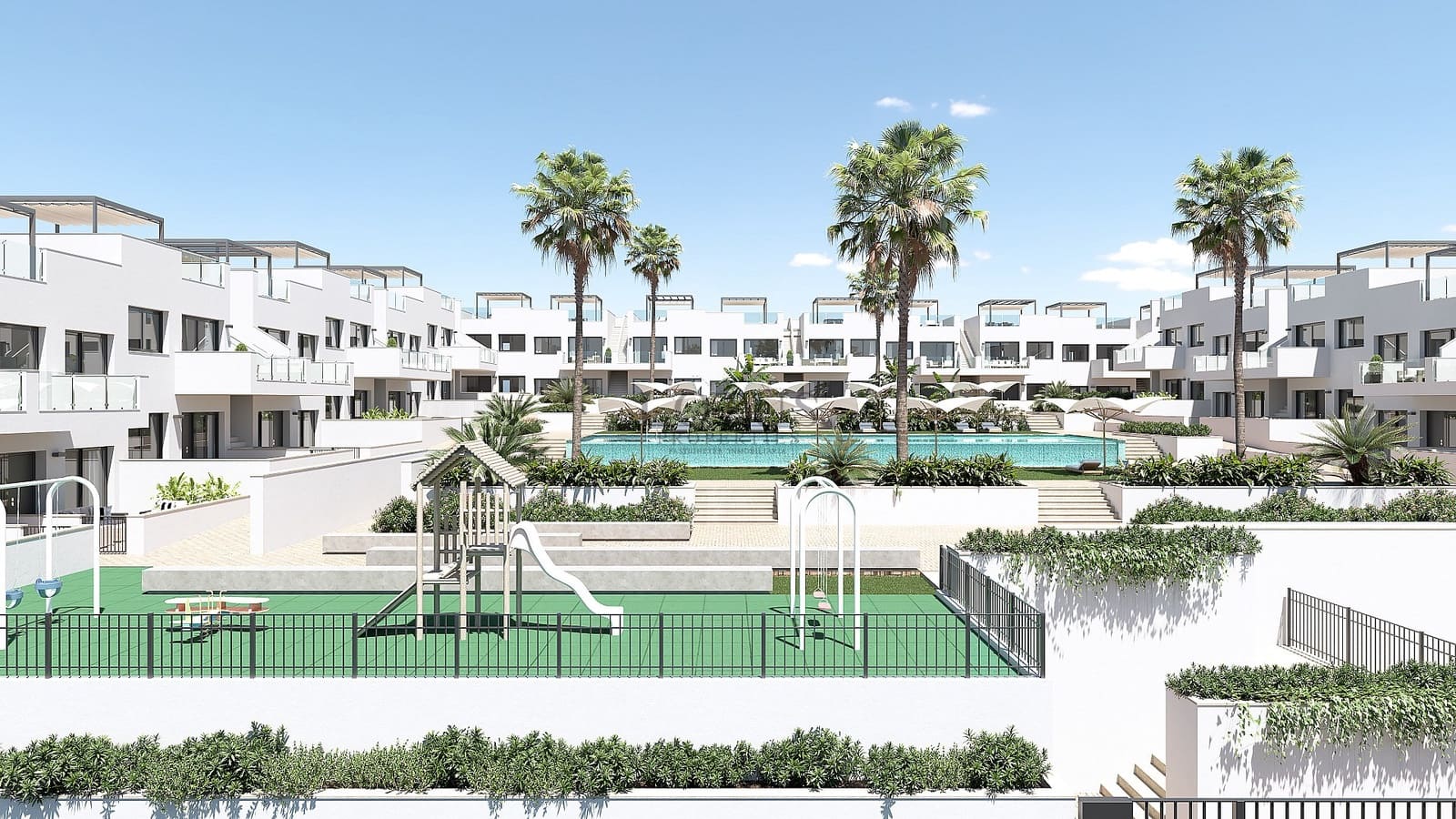 2 soveværelse Bungalow til salg i Torrevieja med swimmingpool - € 299.900 (Ref: 9893609)