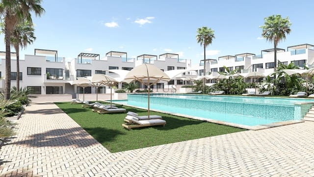 2 bedroom Bungalow for sale in Los Balcones - Los Altos, Torrevieja with pool - € 299,900 (Ref: 9893609)
