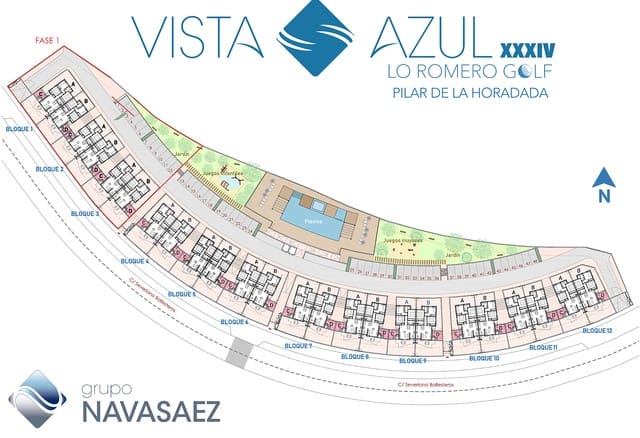 3 soveværelse Bungalow til salg i Pinar de Campoverde, Pilar de la Horadada med swimmingpool - € 284.900 (Ref: 9925157)