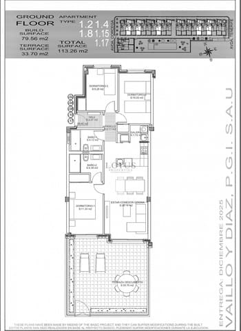 Bungalow de 2 habitaciones en Aguas Nuevas, Torrevieja en venta con piscina garaje - 270.900 € (Ref: 9935411)