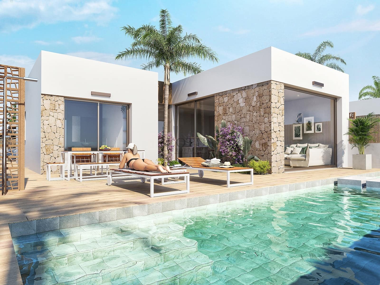 3 soveværelse Villa til salg i Los Alcazares med swimmingpool - € 265.000 (Ref: 9950895)