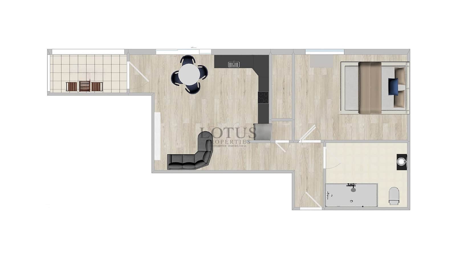 Apartamento de 1 habitación en Torrevieja en venta con piscina - 169.900 € (Ref: 9994560)