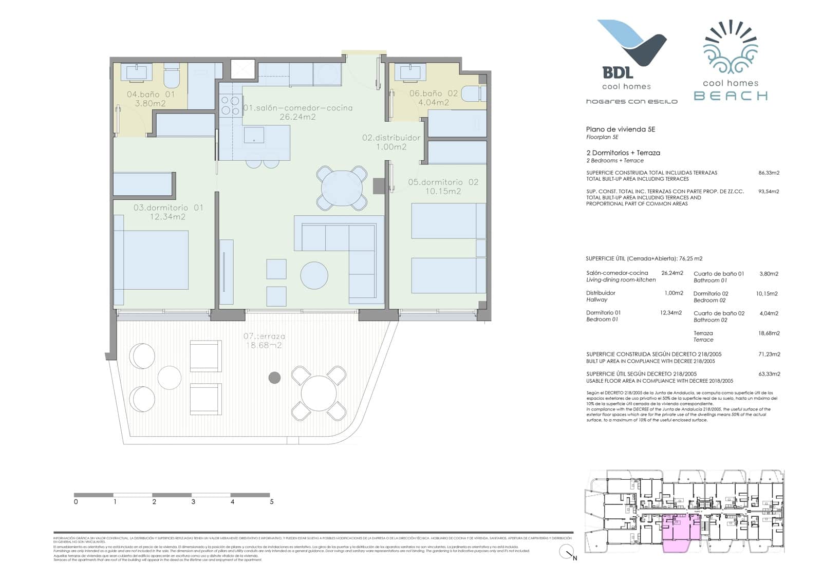 2 sypialnia Apartament przy plaży na sprzedaż w Torre del Mar z basenem garażem - 629 900 € (Ref: 9565784)