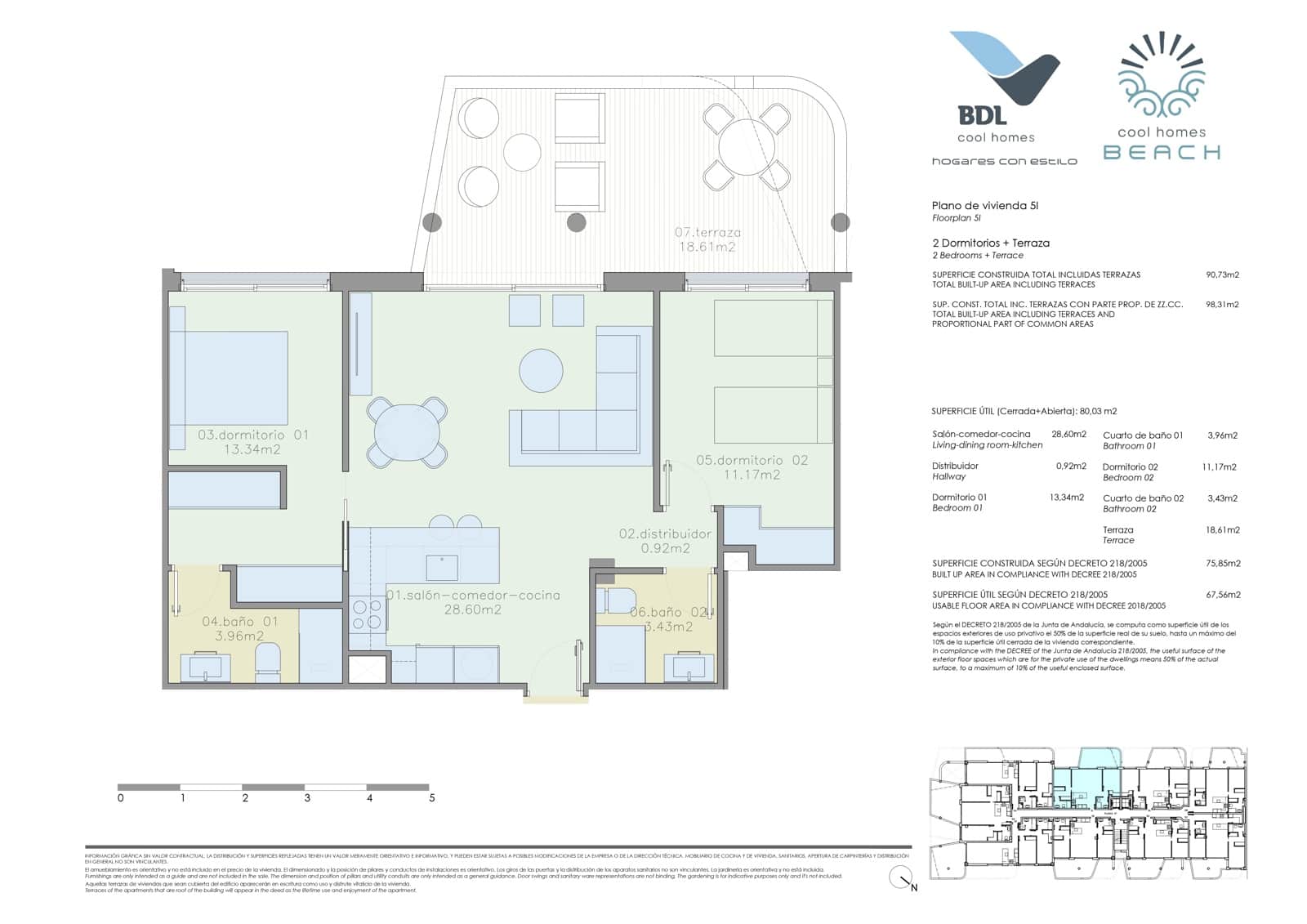 2 sypialnia Apartament przy plaży na sprzedaż w Torre del Mar z basenem garażem - 649 900 € (Ref: 9566399)